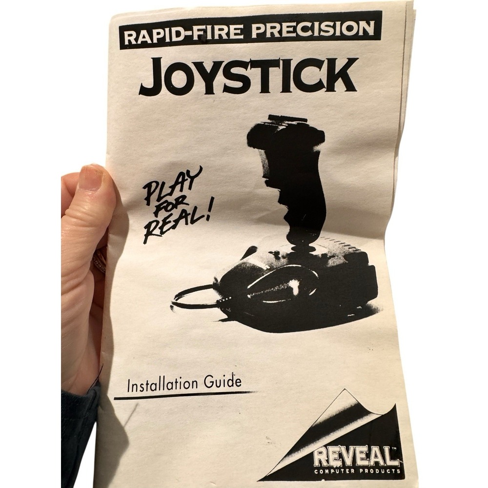 Vintage Reveal RA205 Rapid Fire‎ PC Joystick IBM 15 Pin Game Port Retro NIB - Picture 7 of 9